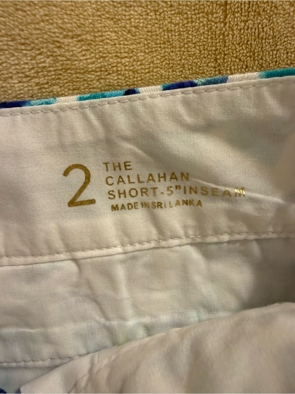 Lilly Pulitzer Callahan Shorts, Resort White, Toe In, size 2 - Picture 6 of 9
